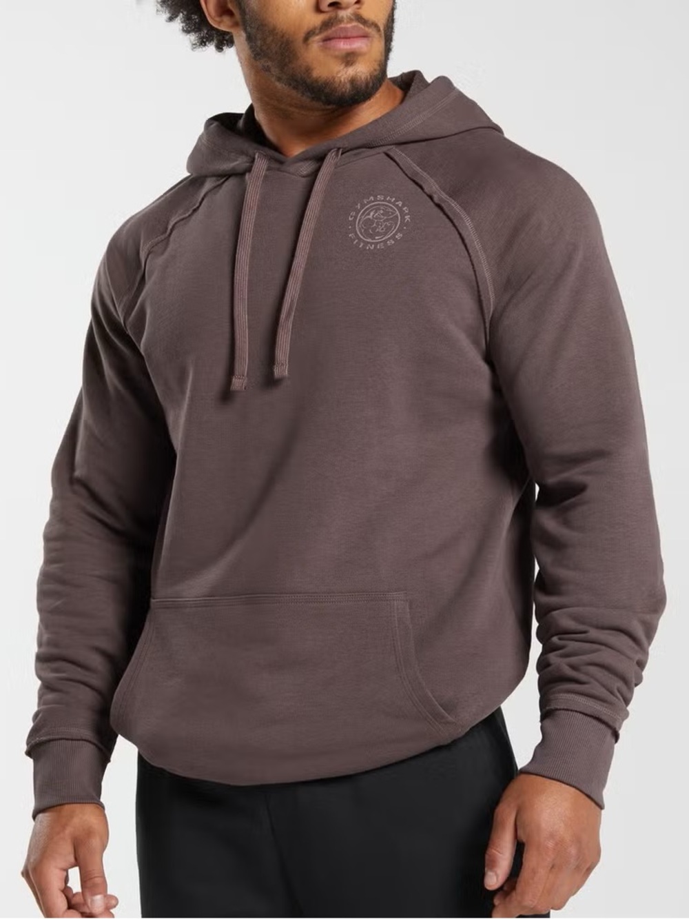 Gymshark Legacy Drawstring Hoodie Brown/Cocoa Mens Sz. L